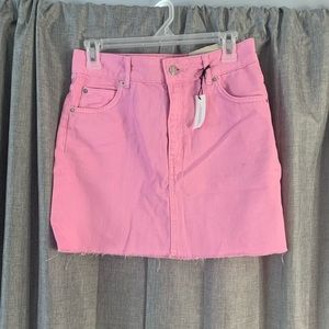 Topshop UK 10 Pink Miniskirt